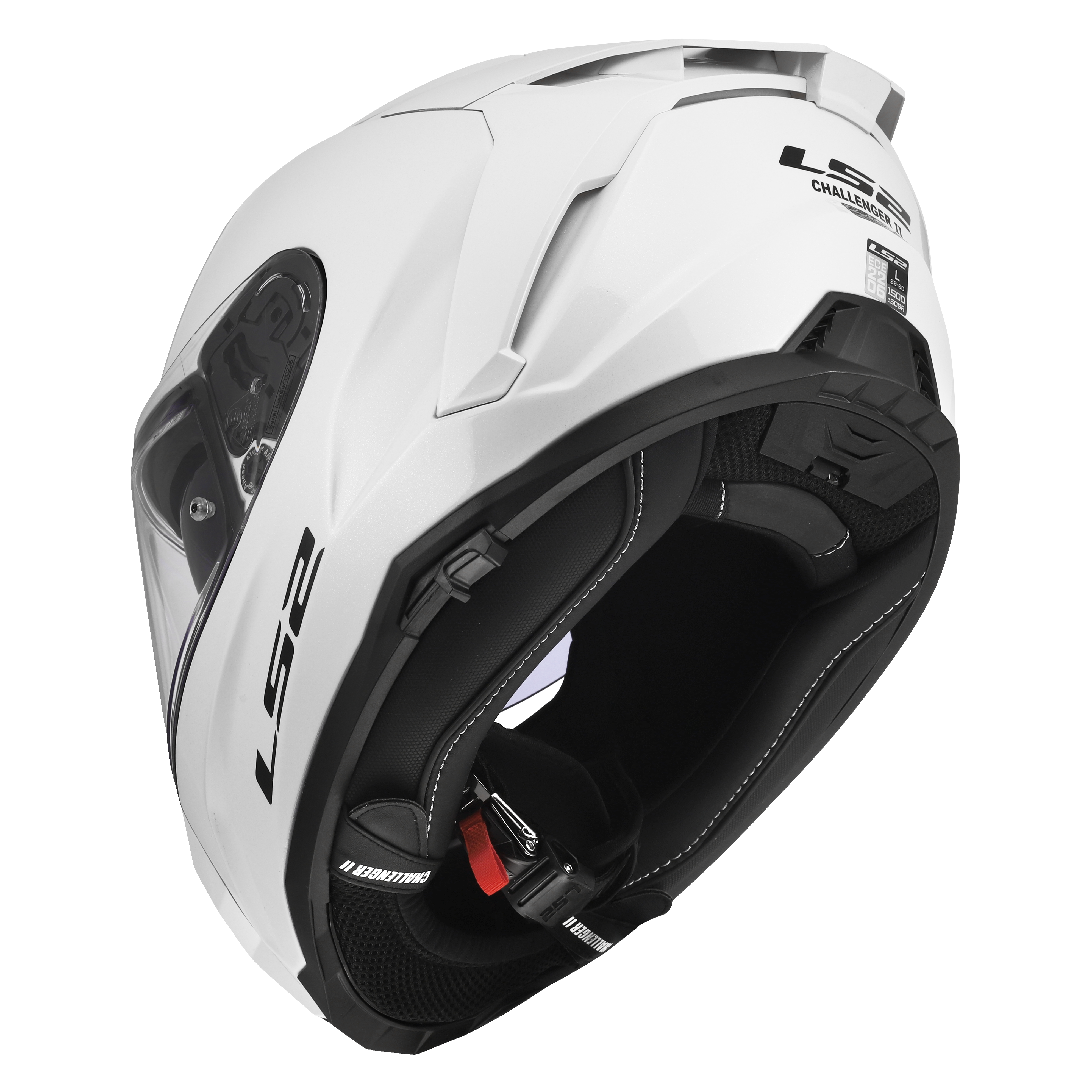 LS2 FF817 CHALLENGER II SOLID WHITE 168170002 14